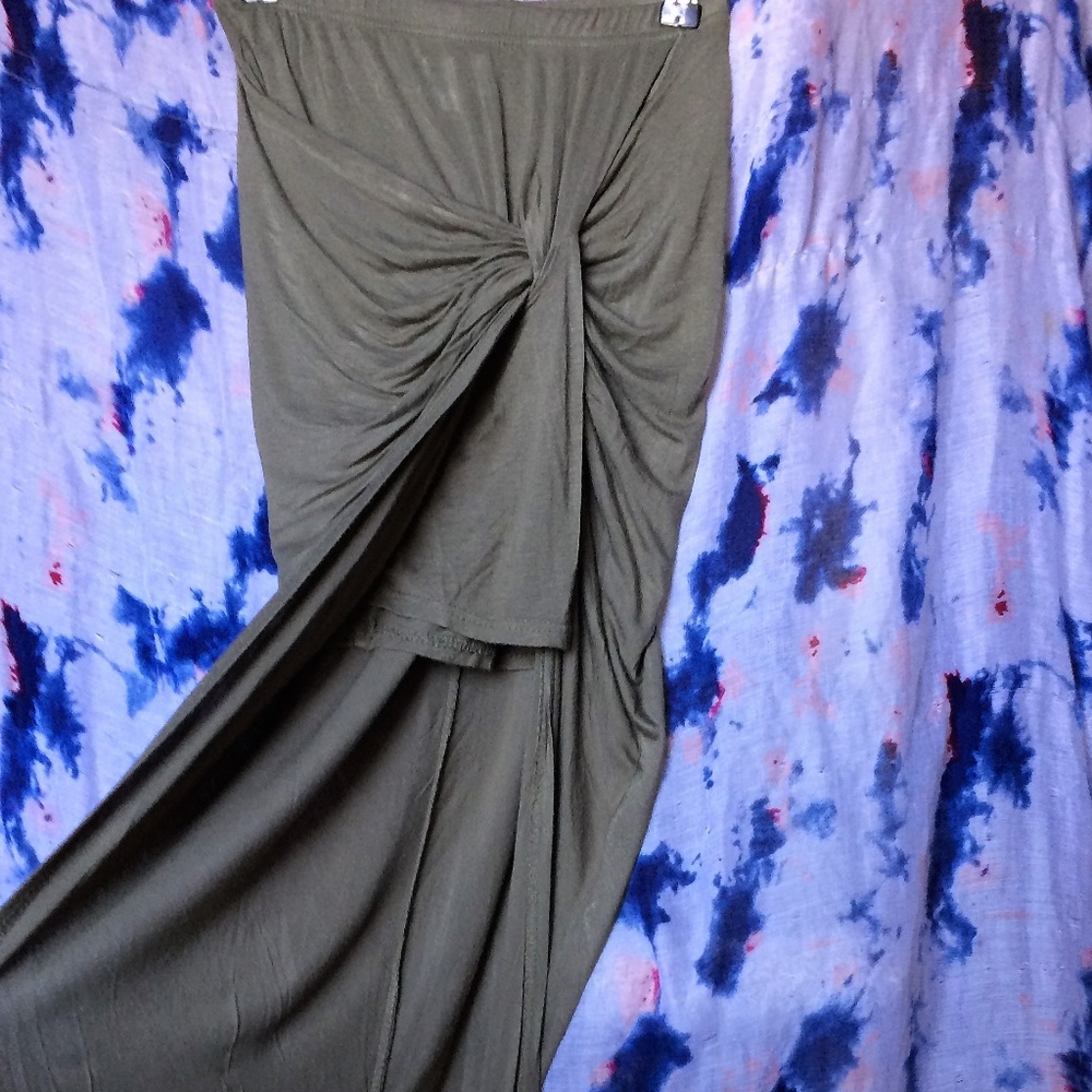 Rue 21 Faux Suede Olive HiLow